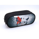 Etue Concorde Ľadový hokej, 2 zipsy, šedý