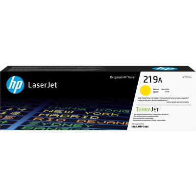 Originálny toner HP W2192A (219A), žltý, 1200 strán
