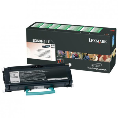 Originálny toner Lexmark E360H11E, čierny, 9000 strán