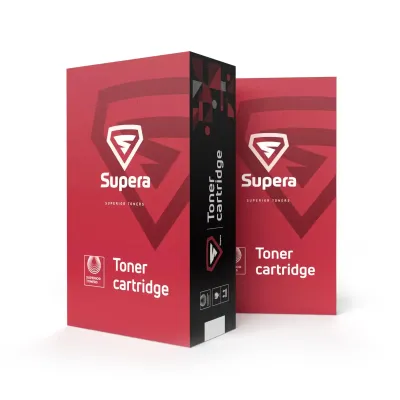 SUPERA® toner kompatibilný s HP CB540AD (125A), čierny, 2-pack