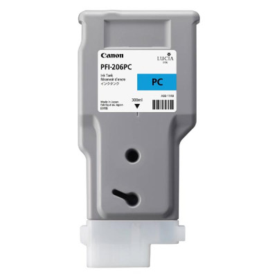 Originálny atrament Canon PFI-206PC (5307B001), photo azúrový, 300 ml