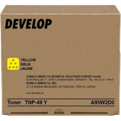 Originálny toner Develop TNP-49Y (A95W2D0), žltý, 12000 strán
