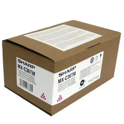 Sharp MX-C36TM (MXC36TM), originálny toner, červený