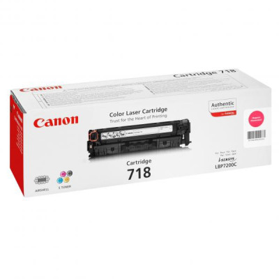 Originálny toner Canon CRG-718M (2660B002), purpurový, 2900 strán