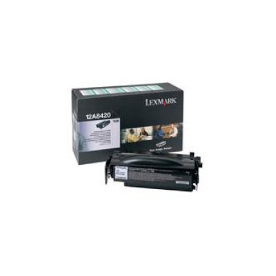 Originálny toner Lexmark 12A8420, čierny, 6000 strán