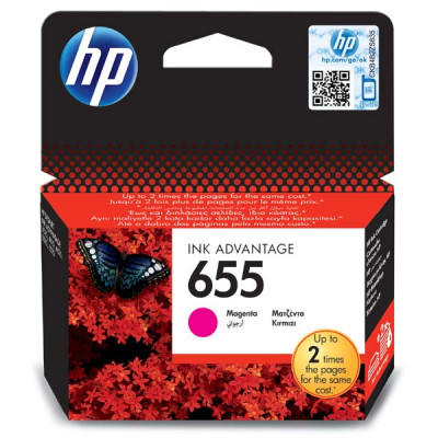 Originálny atrament HP CZ111AE (655), purpurový, 600 strán (12 ml)