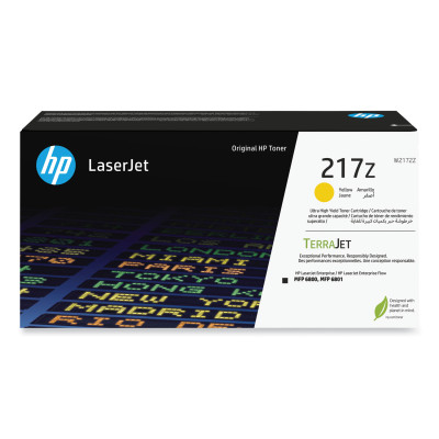 Originálny toner HP W2172Z (217Z), žltý, 24000 strán