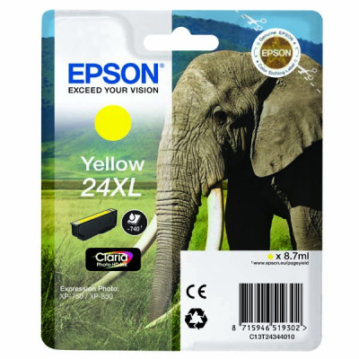 Originálny atrament Epson T2434 (C13T24344010), žltý, 8,7 ml