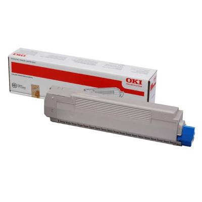 Originálny toner Oki MC851 (44059165), žltý, 7300 strán