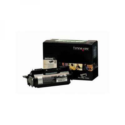 Originálny toner Lexmark 64004HE, čierny, 21000 strán