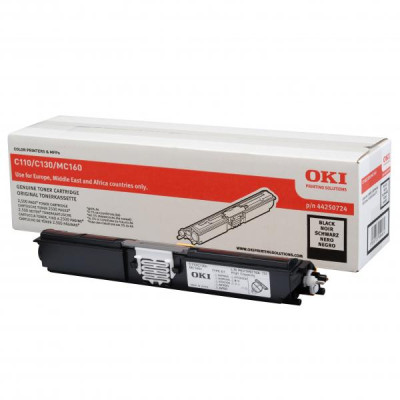 Originálny toner Oki C110 (44250724), čierny, 2500 strán