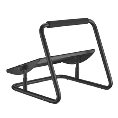 Powerton ERGO FLEX podstavec pod nohy, čierny
