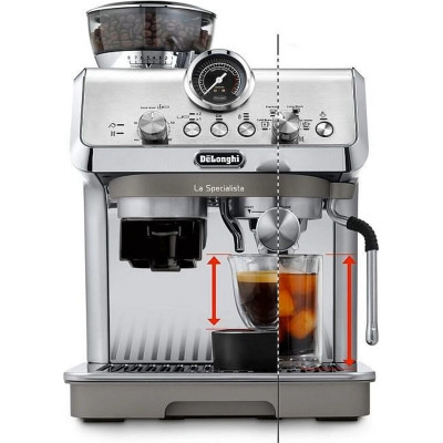 De'Longhi La Specialista Arte Evo EC9255.M pákový kávovar, strieborná