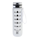 Motivační láhev, transparentní, 1000 ml