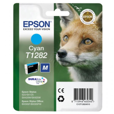 Originálny atrament Epson T1282 (C13T12824011), azúrový, 3,5 ml