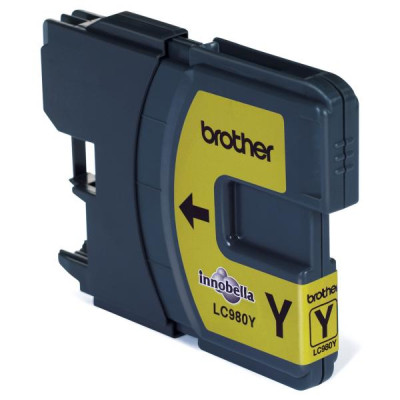 Originálny atrament Brother LC-980Y, žltý, 260 strán