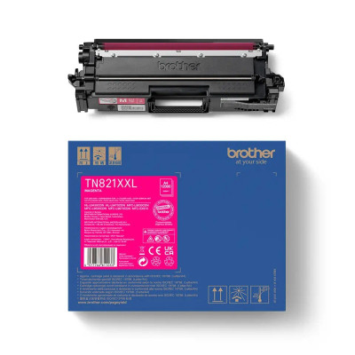 Originálny toner Brother TN-821XXLM, purpurový, 12000 strán, XXL