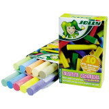Školské kriedy Jolly, farebné, 10 ks