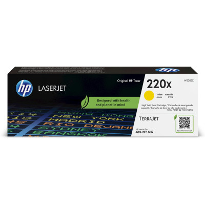 Originálny toner HP W2202X (220X), žltý, 5500 strán