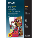 Epson Value Glossy Photo Paper, C13S400036, foto papier, lesklý, biely, A4, 183 g/m2, 50 ks