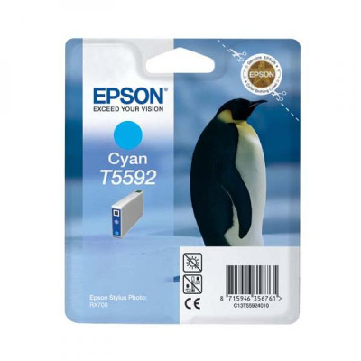 Originálny atrament Epson T5592 (C13T55924010), azúrový, 13 ml