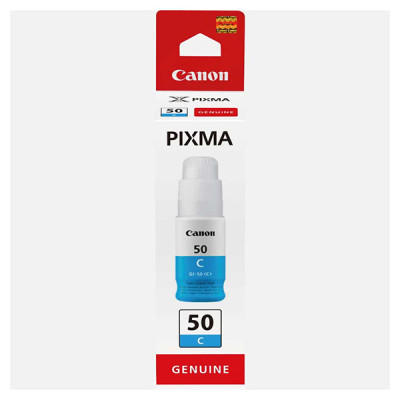 Originálny atrament Canon GI-50 C (3403C001), azúrový, 7700 strán (70 ml)