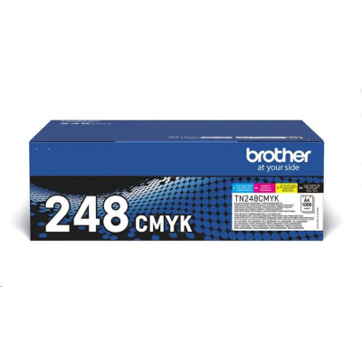 Originálny toner Brother TN-248VAL, CMYK, 1000 strán