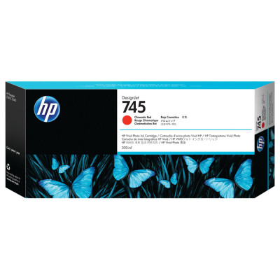 Originálny atrament HP F9K06A (745), chromaticky červený, 300ml