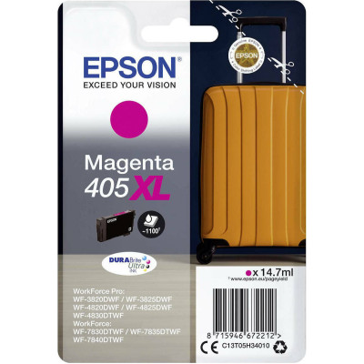 Originálny atrament Epson T05H3 (C13T05H34010, 405XL), purpurový, 14,7 ml, XL