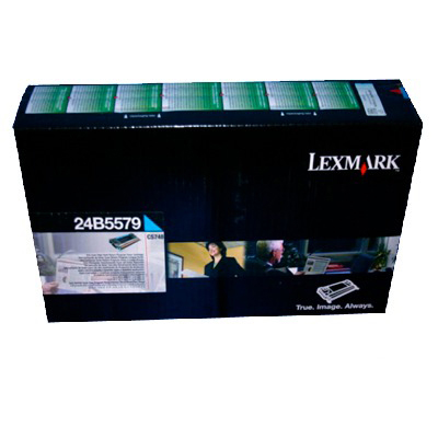 Originálny toner Lexmark 24B5579, azúrový, 10000 strán