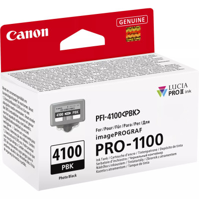 Originálny atrament Canon PFI-4100PBK (6777C001), photo čierny, 80 ml