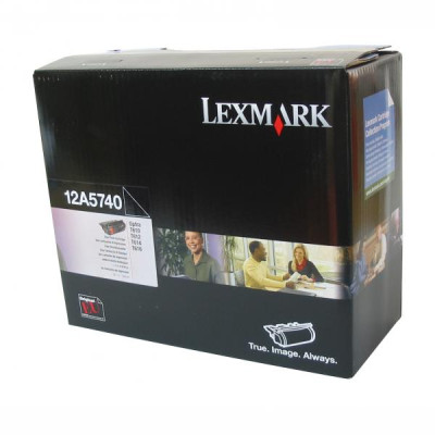 Originálny toner Lexmark 12A5740, čierny, 10000 strán