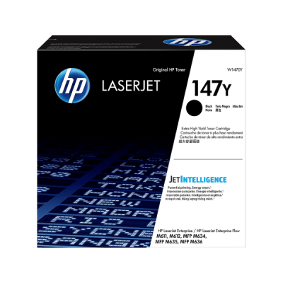 Originálny toner HP W1470Y (147Y), čierny, 42000 strán