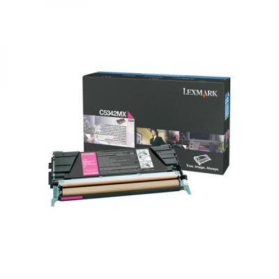 Originálny toner Lexmark C5342MX, purpurový, 7000 strán