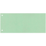 Papierové rozraďovače Q-Connect - 1/3 A4, zelené, 100 ks