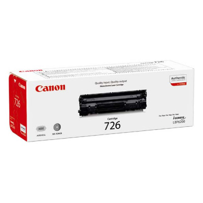 Originálny toner Canon CRG-726Bk (3483B002), čierny, 2100 strán