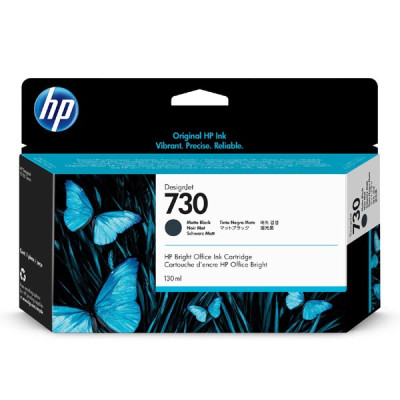 Originálny atrament HP P2V65A (730), matne čierny, 130 ml