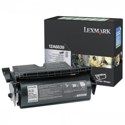 Originálny toner Lexmark 12A6839, čierny, 20000 strán
