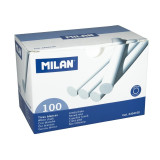 Školské kriedy Milan, biele, 100 ks