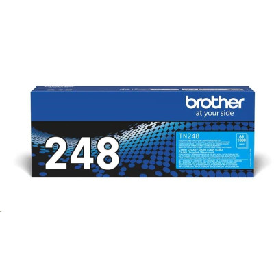 Originálny toner Brother TN-248C, azúrový, 1000 strán