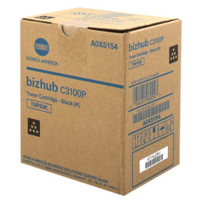 Originálny toner Konica Minolta TNP-50K (A0X5154), čierny, 5000 strán