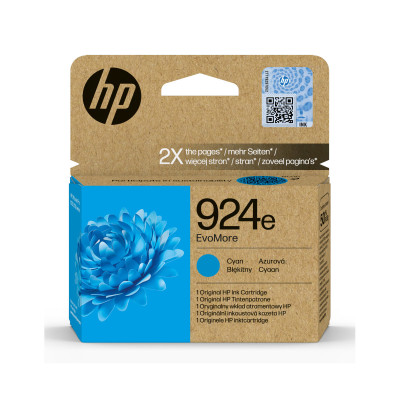 Originálny atrament HP 4K0U7NE (924e), azúrový, 800 strán