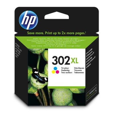 Originálny atrament HP F6U67AE (302XL), farebný, 330 strán (8 ml)