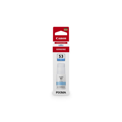 Originálny atrament Canon GI-53C (4673C001), azúrový, 3700 strán (60 ml)