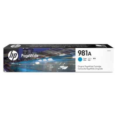 Originálny atrament HP J3M68A (981A), azúrový, 6000 strán (70 ml)
