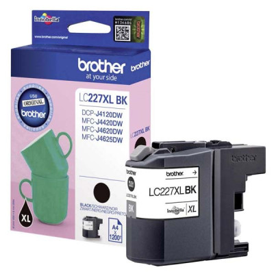 Originálny atrament Brother LC-227XLBk, čierny, 1200 strán
