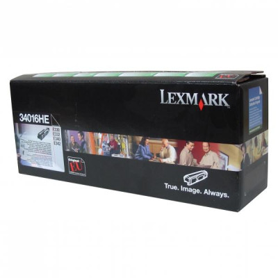 Originálny toner Lexmark 34016HE, čierny, 6000 strán