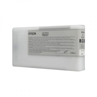 Originálny atrament Epson T6537 (C13T653700), svetlo čierny, 200 ml