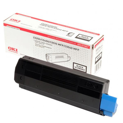 Originálny toner Oki C5250 (42127457), čierny, 5000 strán