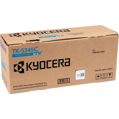Originálny toner Kyocera TK-5345C (1T02ZLCNL0), azúrový, 9000 strán